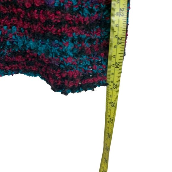 Vintage 90s Mister Noah Boucle Turtleneck Pull Over Sweater Medium - Picture 8 of 8